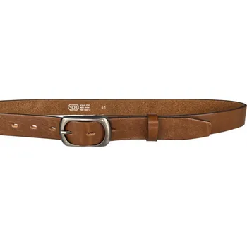 Opasek PENNY BELTS Kožený opasek 30-196-48 hnědý - 95 cm