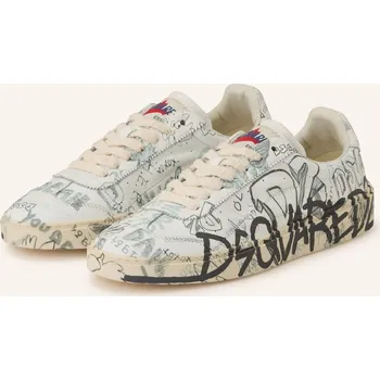 Pánské tenisky dsquared2 Pánské Tenisky, bílá / černošedá / tmavě šedá, 45