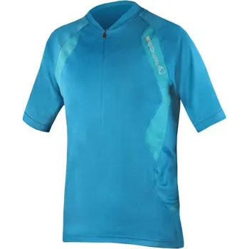 cyklistický dres Pánský dres Endura Singletrack Lite, modrý