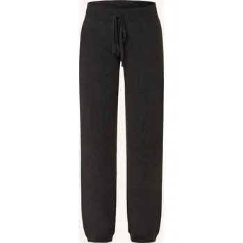 Black Palms Dámské Úpletové Kalhoty Cashi S Kašmírem, tmavě...