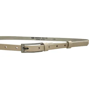 Opasek PENNY BELTS Kožený opasek 15-1-44 béžový - 75 cm