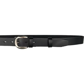 Opasek PENNY BELTS Kožený opasek 30-308-63 černý - 95 cm