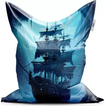 Sedací pytel Sablio Sedací vak Plachetnice v průrvě - 200x140 cm