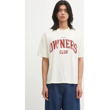 Pánské tričko Bavlněné tričko Represent Owners pánské, béžová barva, s potiskem, OCM100047.30, XXL, 01X