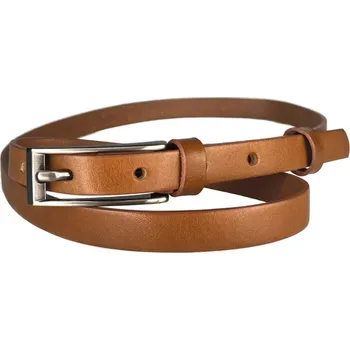 Opasek PENNY BELTS Kožený opasek 15-1-42 hnědý - 85 cm