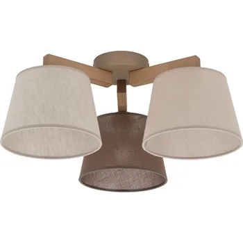 Brilagi - Přisazený lustr LATTE SABIA 3xE27/15W/230V borovice/mix