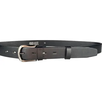 Opasek PENNY BELTS Kožený opasek 30-199-63 černý - 105 cm