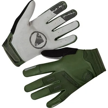 Cyklistické rukavice Pánské rukavice Endura SingleTrack Windproof, zelené