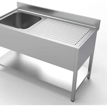 Nerezový dřez CS700 Dřezový stůl levý 1400