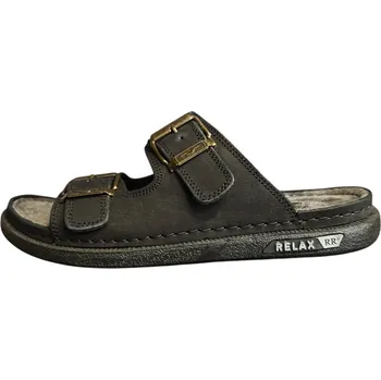 Pánské pantofle Mediline AZ 170-24 patní ostruha Barva: Černá, Velikost: 43