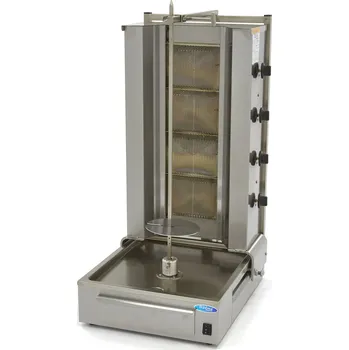 Kuchyňský gril Plynový gril kebab – 4hořáky – 70kg