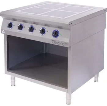 Vařič ALBA E-C-TG IHB-4/700 Indukční sporák – 4 plotýnky D – s dvířky