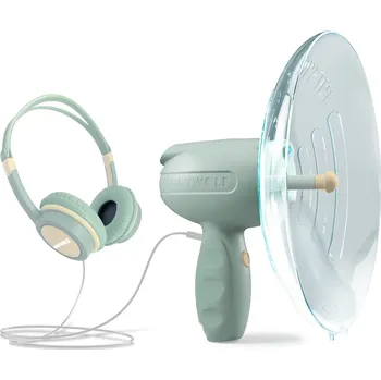 Dřevěná hračka Kidywolf - Zesilovač zvuku Kidyspy - zelená