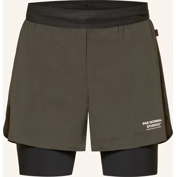 Pánské kraťasy Pas Normal Studios Pánské 2V1 Běžecké Šortky Balance, tmavě...