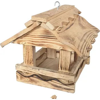 Zahradní dekorace BIOM s.r.o. Krmítko pro ptactvo č. 5 opál. dřevo 24 x 21 x 27 cm