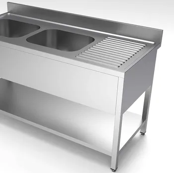 Nerezový dřez CS700 Dřezový stůl levý 1600