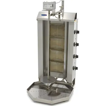 Kuchyňský gril Plynový gril kebab- 4 hořáky- 50kg