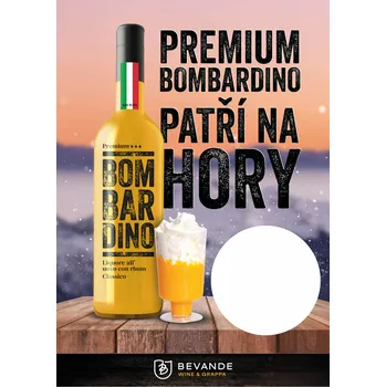 Likér Bevande Bombardino GASTRO Startovací Set – 18x Classico 1L + 264 kelímků | Made in Italy