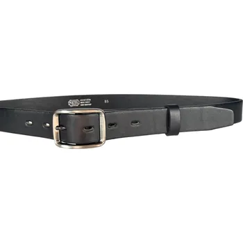 Opasek PENNY BELTS Kožený opasek 30-198-63 černý - 100 cm