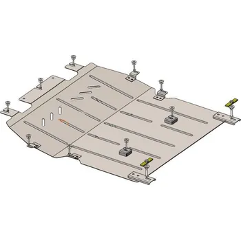 Kryt motoru KOLCHUGA Ochranný plechový kryt pod motor pro Citroën Berlingo, Peugeot Rifter, Opel Combo a Toyota ProAce City
