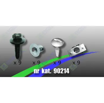 Kryt motoru ROMIX Sada příchytek krytu pod motor pro Citroen C8, Evasion, Jumpy (Peugeot 806, 807, Expert)