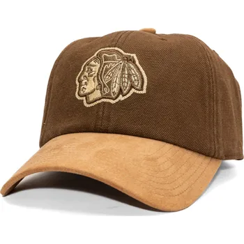 Kšiltovka Mitchell & Ness Pánská kšiltovka Chicago Blackhawks NHL Lux Chain Strapback