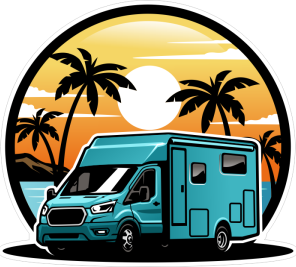Samolepka na auto Barevný karavan 002 levá (20 x 17,9) NÁLEPKA, FÓLIE, POLEPY, TUNING, VLASTNÍ TEXT, TISK, AUTOSAMOLEPKY.cz, SAMOLEPKY, OBRÁZEK, LOGO, VÝROBA, PRODEJ