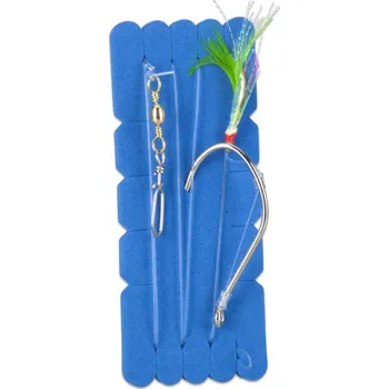 Rybářský háček Aquantic návazec Bite Over Rig Chatreuse Velikost 8/0-1/0 0,8mm 130cm