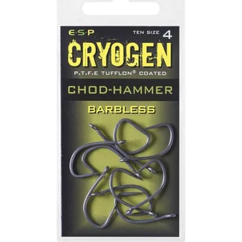 Rybářský háček ESP háčky bez protihrotu Chod-Hammer Cryogen Barbless vel.4