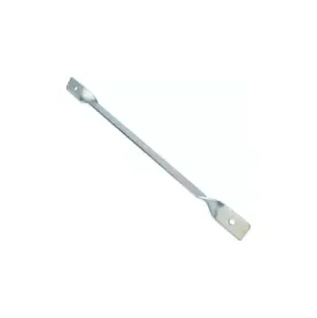 Příslušenství pro plot Plotový držák průběžný k zabetonování, 630 mm, bílý zinek, pro zděné sloupky a tvárnice