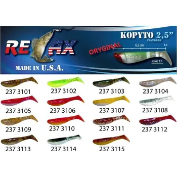 Umělá nástraha RELAX kopyto RK 2,5 (6,2cm) cena 1ks/bal10ks - barva 3109