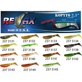 Umělá nástraha RELAX kopyto RK 2,5 (6,2cm) cena 1ks/bal10ks - barva 3145