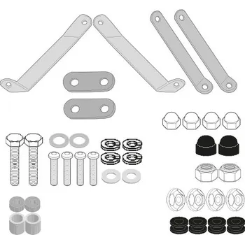 Motodíl Montážní sada pro plexi Kappa SYM HD 300 (19-25) - VÝPRODEJ