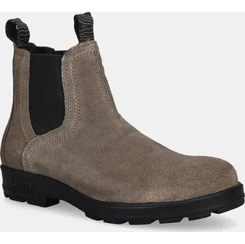 Dámská zimní obuv Semišové kotníkové boty Jeep QUAD SUEDE JM52011A hnědá 84X, EUR 43