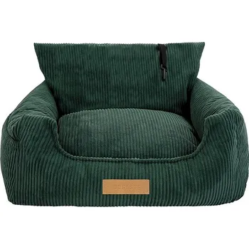 Pelíšek pro psa Dogeste Autosedačka a pelíšek pro střední psy nebo více malých psů zelený