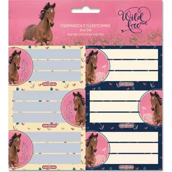 Školní batoh Ars Una Jmenovky na sešity Wild and Free