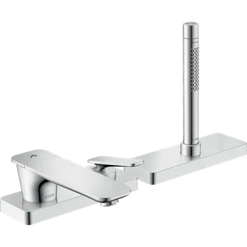 Vodovodní baterie Axor Citterio C - Tříotvorová baterie na okraj vany, sBox, chrom 49430000