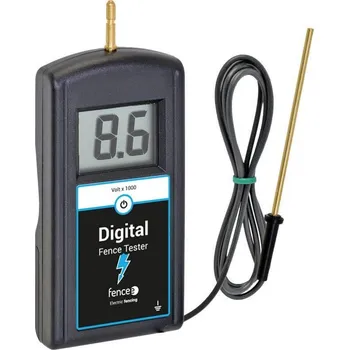 Ohradník VNT electronics s.r.o. Digitální zkoušečka se zemněním pro elektrický ohradník 17 kV