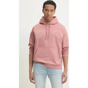 Pánské oblečení Bavlněná mikina HUGO Ditchle 50529090 oranžová 32X, vel. XL