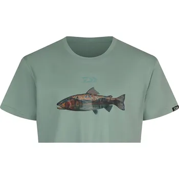 Rybářské oblečení Tričko DAIWA D-VEC Trout - Vel. M
