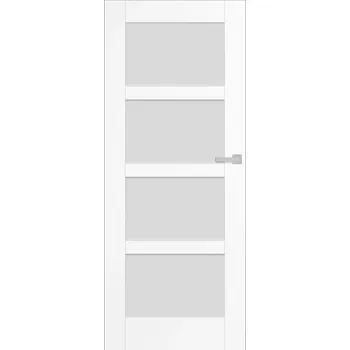 Interiérové dveře ERKADO Interiérové dveře Juka 4 - Sněhobílá Greko, 80/197 cm