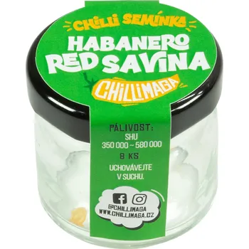 Semeno ChilliMaga Semínka chilli papriček Habanero Red Savina 8 ks