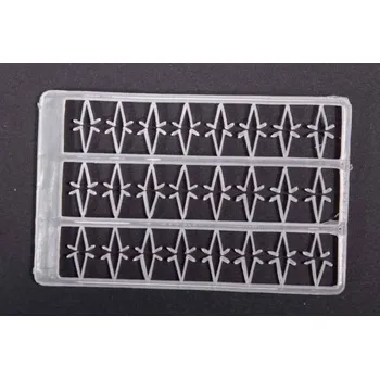 Rybářské stopery V na boilies vel.S CLEAR 2ks