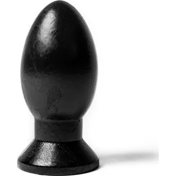 Anální kolík Mister B WAD Favor of the Emperor Plug Black XL, černý anální kolík 16,2 x 7,8 cm