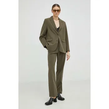 Dámské sako Sako Samsoe Samsoe zelená barva F22400119 78X, vel. S