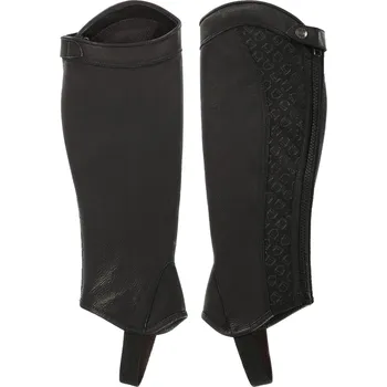 Chapsy EQUESTRO Minichapsy kožené Vespucci Equestro, černé M