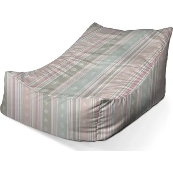 Sedací pytel Sablio Sedací vak Lounge Pruhy a tečky: 120 x 100 x 80 cm