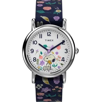 Hodinky Timex Peanuts® Weekender TW2V459006B + 5 let záruka a dárek ZDARMA
