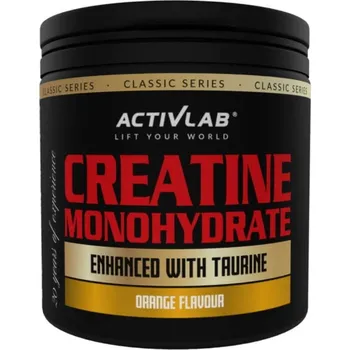 Kreatin Activlab Classic Series kreatin monohydrát + taurin - 300 g Příchuť: pomeranč
