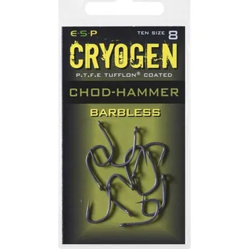 Rybářský háček ESP háčky bez protihrotu Chod-Hammer Cryogen Barbless vel.8
